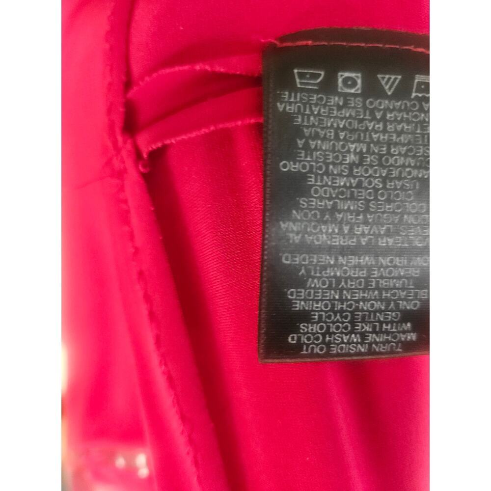 Naomi Kamali‎ Vintage Red Butterfly Top Sz M Stretchy NWOT - Picture 8 of 10